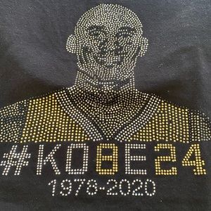 Kobe Bryant women’s vneck tshirt TONS of sparkle!